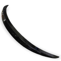 Spoiler MP Look pentru BMW Seria 4 F36 Gran Coupé 4 uși, compatibil 2014–2019, piesă auto aftermarket ABS, finisaj negru brillant, vedere laterală.