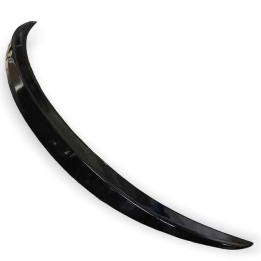 Spoiler MP Look pentru BMW Seria 4 F36 Gran Coupé 4 uși, compatibil 2014–2019, piesă auto aftermarket ABS, finisaj negru brillant, vedere laterală.