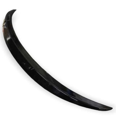Spoiler MP Look pentru BMW Seria 4 F36 Gran Coupé 4 uși, compatibil 2014–2019, piesă auto aftermarket ABS, finisaj negru brillant, vedere laterală.