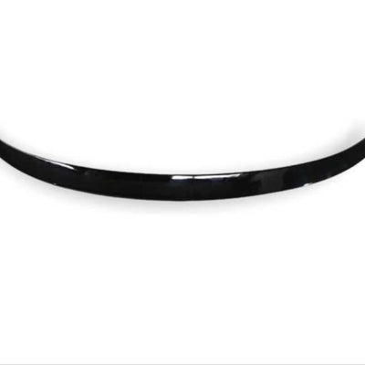 Spoiler MP Look pentru BMW Seria 4 F36 2014–2019, material ABS rezistent, finisaj negru brillant lucios, piesă auto aftermarket, vedere frontală.