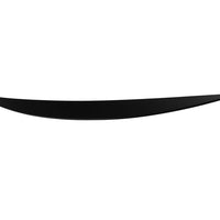 Spoiler auto din ABS negru brillant pentru BMW Seria 3 E92 (2006-2013), fotografiat lateral, design sportiv, finisaj lucios.