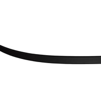 Spoiler MT de portbagaj, montabil pe BMW Seria 5 G30 sedan, fotografie cu vedere frontală pe fundal alb, scoate în evidență lungimea și simetria spoilerului.