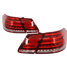 Stopuri LED dinamice pentru facelift Mercedes-Benz E-Class W212 2009–2012, look E63 AMG