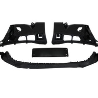 Set complet cu bară față R20, grilă, suporturi și elemente de prindere pentru upgrade-ul estetic al VW Golf 6 (2009–2012).