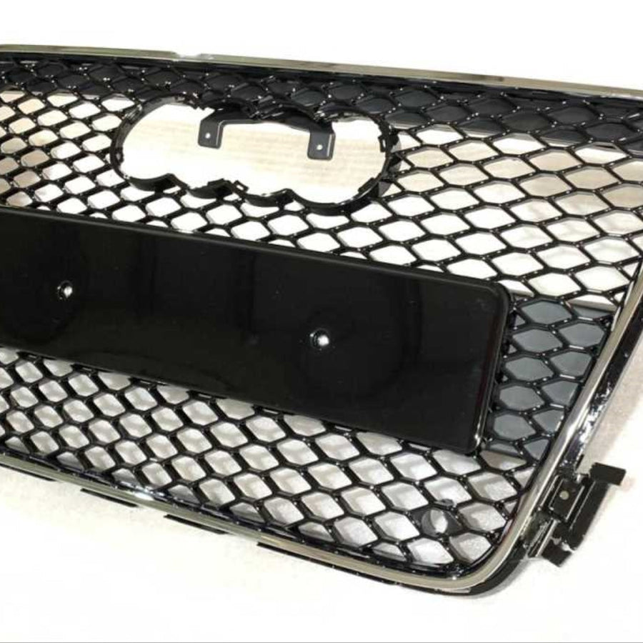 Grila RS5 - Audi A5 8T (2008-2012) Negru cu rama cromata 