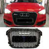 Grila RS1 - Audi A1 (2011-2015) Negru cromat 