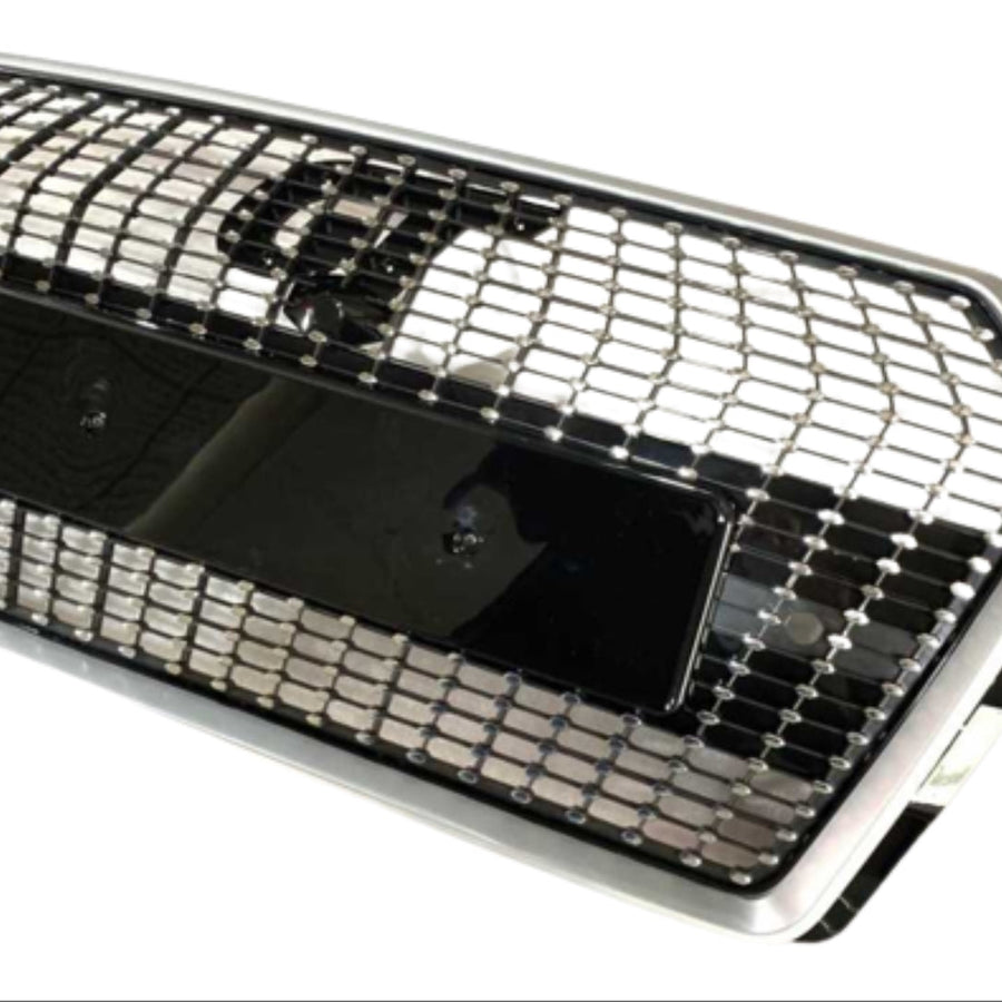 Grila Diamond - Audi A4 B9 (2016-2020) Rama gri 