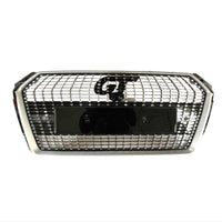 Grila Diamond - Audi A4 B9 (2016-2020) Rama gri 