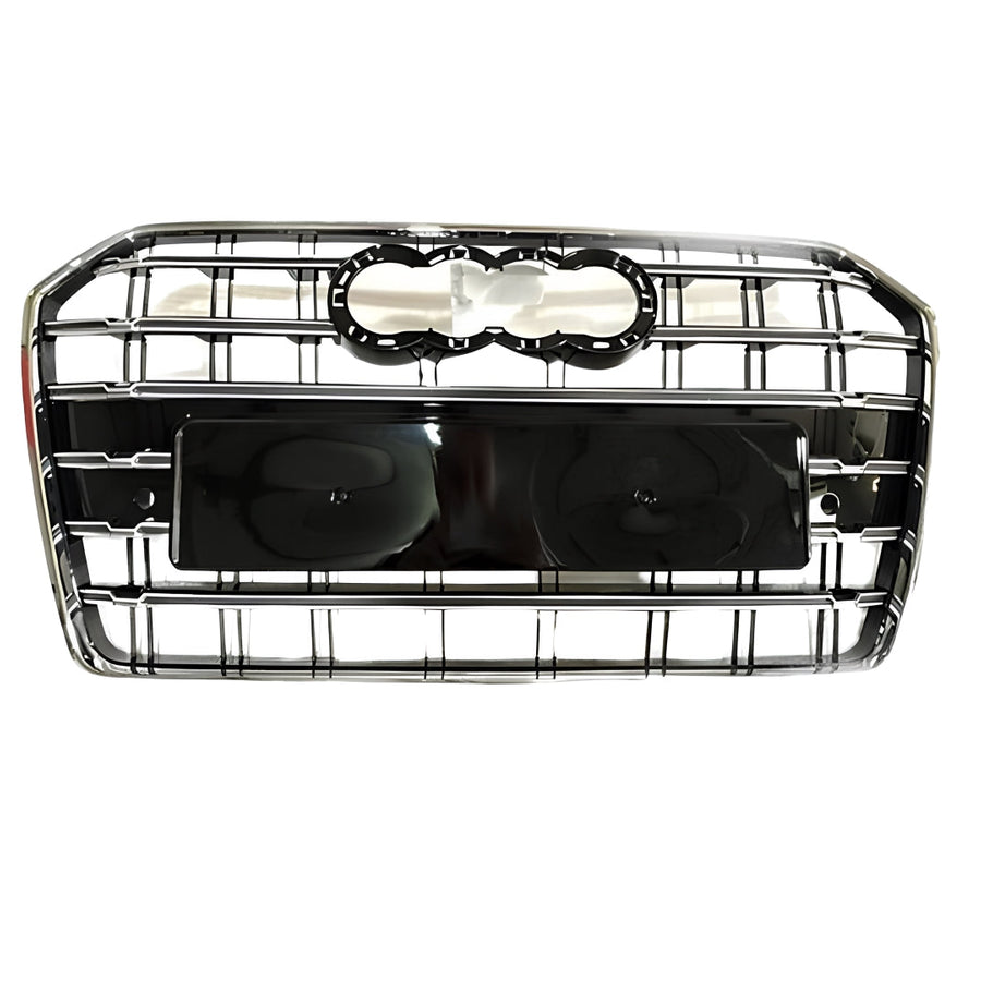 Grila S6 - Audi A6 (2015-2018) Crom - Negru 