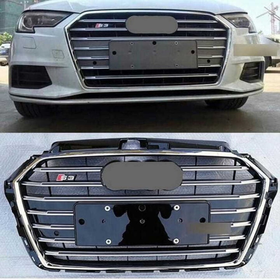 Grila S3 - Audi A3 8V (2016-2020) Negru cromat 