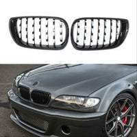 Grila Diamant cu Rama Neagra Lucioasa - BMW Seria 3 E46 (2002-2004) 