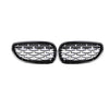 Grila Diamant cu Rama Neagra Lucioasa - BMW Seria 5 E60 (2004-2009) 