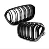 Grila M - BMW Seria 1 F20 (2016+) - Negru Glos (Negru Stralucitor) 