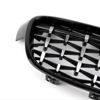 Grila Diamant - BMW Seria 3 F30 (2012-2018) Negru Glos (Negru Stralucitor) 