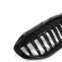 Grila pentru BMW Seria 3 G20 (2019+) cu Sprancene - Negru Glos (Negru Stralucitor) 