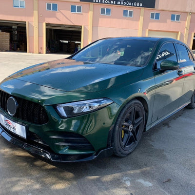 Prelungire Bara Fata BRABUS - Mercedes-Benz A-Class W177 (Sport Bumper) - Gloss Black 