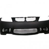 PENTRU SERIA 3 E90 LCI 2009-2011 BUMPER FRONTAL ÎN STIL M3 + GRILĂ (CU FARURI DE CEATĂ)