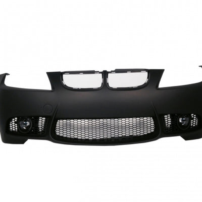 PENTRU SERIA 3 E90 LCI 2009-2011 BUMPER FRONTAL ÎN STIL M3 + GRILĂ (CU FARURI DE CEATĂ)