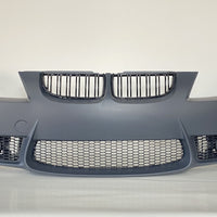 PENTRU SERIA 3 E90 LCI 2009-2011 BUMPER FRONTAL ÎN STIL M3 + GRILĂ (CU FARURI DE CEATĂ)