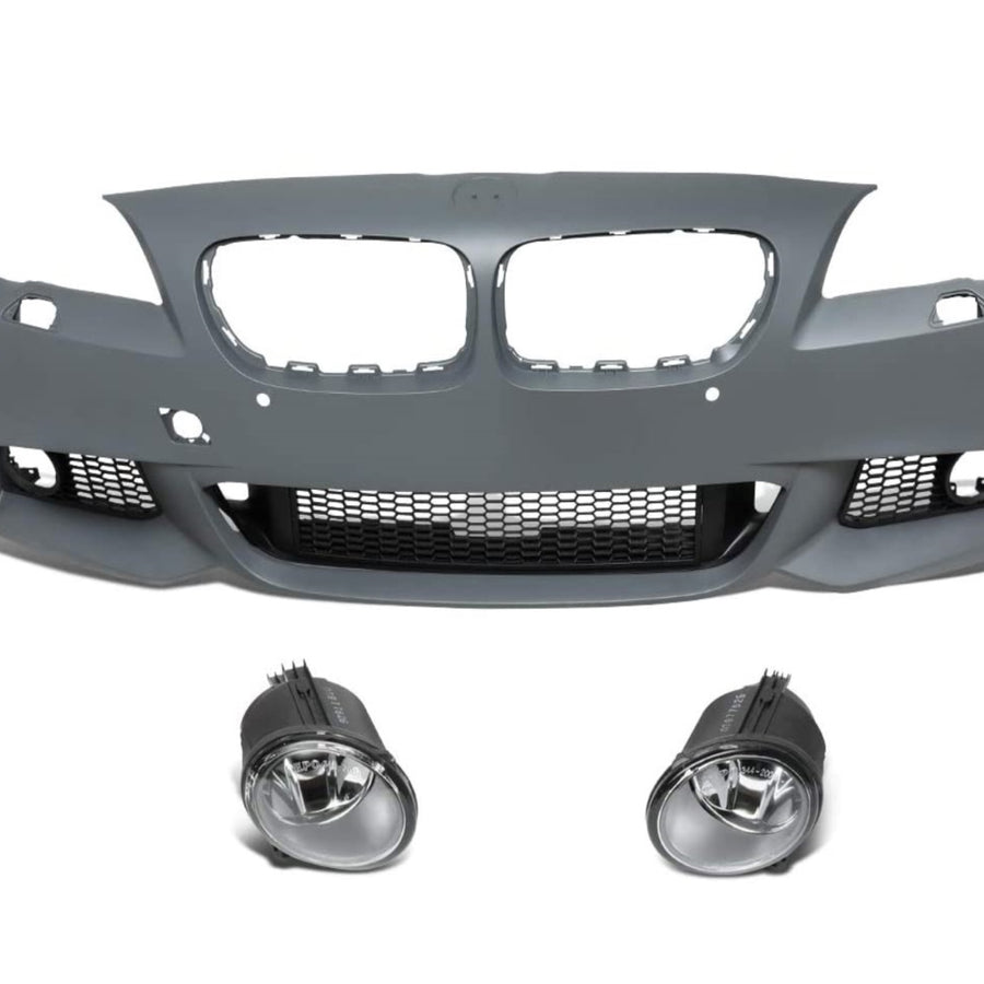 PENTRU SERIA 5 F10 2010-2013 BARA FRONTALĂ M TECH (FARURI DE FOG) + GRILĂ