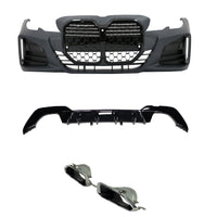 PENTRU SERIA 3 G20 G22 FACELIFT KIT CAROSERIE (CADRU NEGRU LUCIOS (NEGRU STRĂLUCITOR) LI)