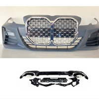 PENTRU SERIA 3 G20 G22 FACELIFT KIT CAROSERIE (CADRU NEGRU LUCIOS (NEGRU STRĂLUCITOR) LI)