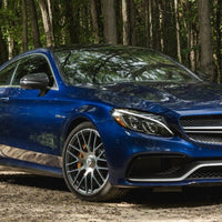 W205 C SERIES C63 LOOKING BUMPER FAȚĂ GRILĂ (CU ACCENTUARE ARGINTIE)
