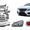 Kit De Caroserie Upgrade W207 Coupe E 10-12 la 13+   Stopuri LED + Faruri LED