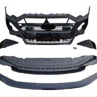 Kit bară față RS6 Look complet pentru Audi A6 C8 (2019–2021) – include grilă fagure, deflector, ornamente laterale – produs aftermarket
