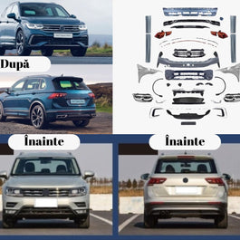 Kit R-Line pentru VW Tiguan – comparație înainte și după facelift